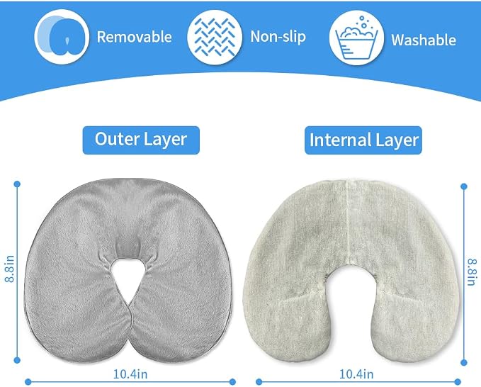 Heated Face Mask, Microwave Heating Pad - Image 3