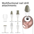 Professional Manicure Pedicure Kit, Electric Nail File Set, Cordless Electric - Image 8