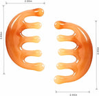 Scalp Massager for Hair Growth Resin Manual Head Scalp Massage Tool Wide Tooth - Image 3