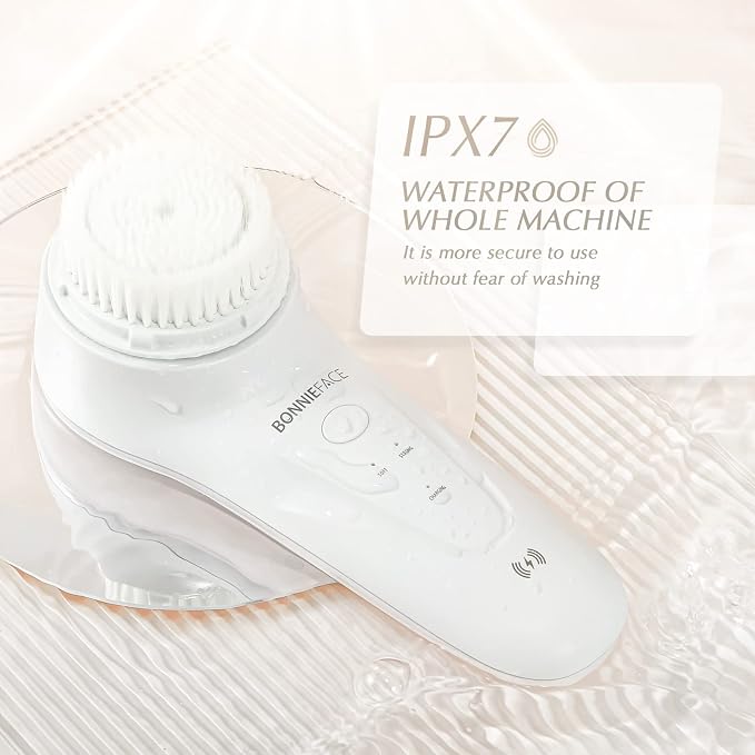 Sonic Facial Cleansing Brush for Deep and Through Facial Cleansing, Waterproof - Image 8