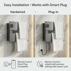 Electric Towel Warmer, Heated Towel Rack - Image 5