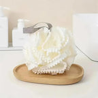Large Luxurious Bath Ball Loofah Sponge Pouf Puff Mesh - Image 2