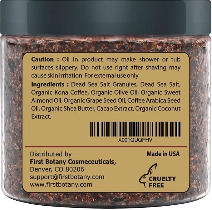 First Botany Cosmeceuticals, 100% Natural Arabica Coffee Scrub - Image 5