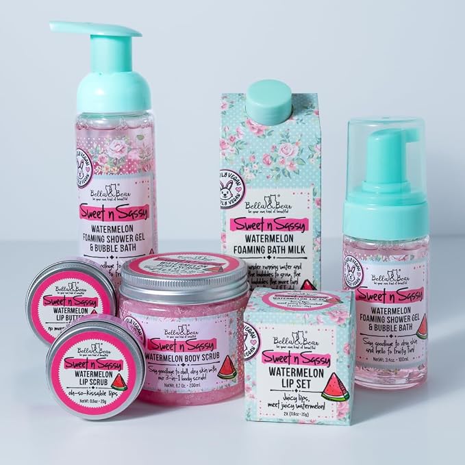 Bella & Bear Sweet n Sassy Watermelon Foaming Bath Milk - Image 2