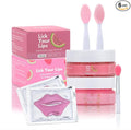 6-in-1 Lip Care Kit With Lip Sleeping Mask, Silicone Brush, Sugar Lip Scrub by LickYourLips