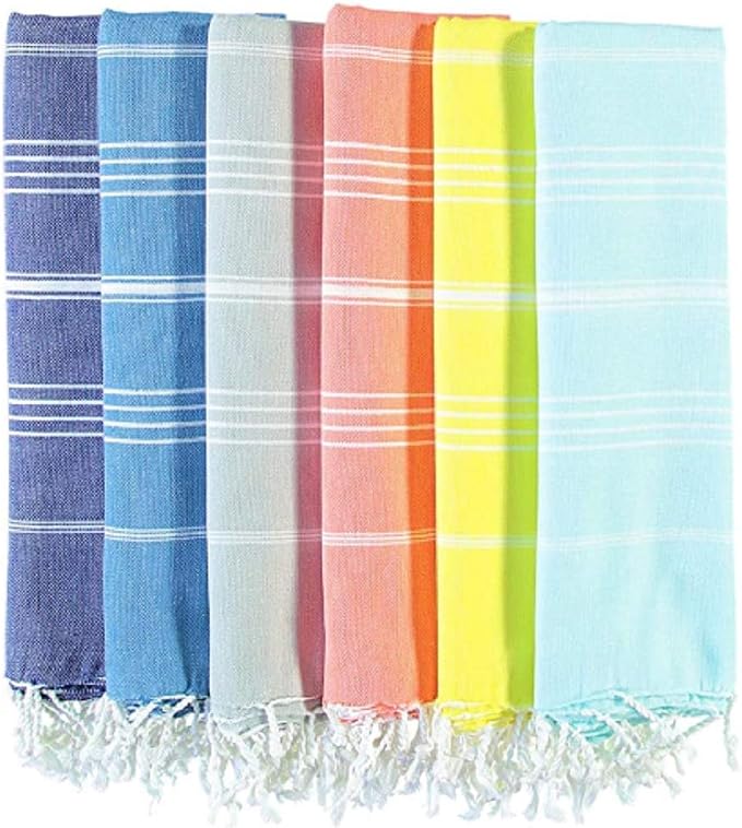 XL Turkish%100 Cotton Bath Beach Spa Sauna Hammam Yoga Gym Hamam Towel Fouta by Unknown