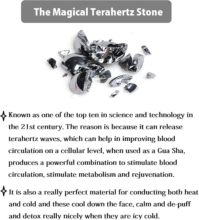 SAEEYCUE-Terahertz Stone Gua Sha Scraping Tools Facial Gua Sha Tools - Image 4