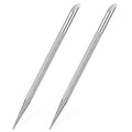 2Pcs Nail Cleaning Cuticle Stick Tool, Stainless Steel Cuticle Pusher, Nail by Unknown