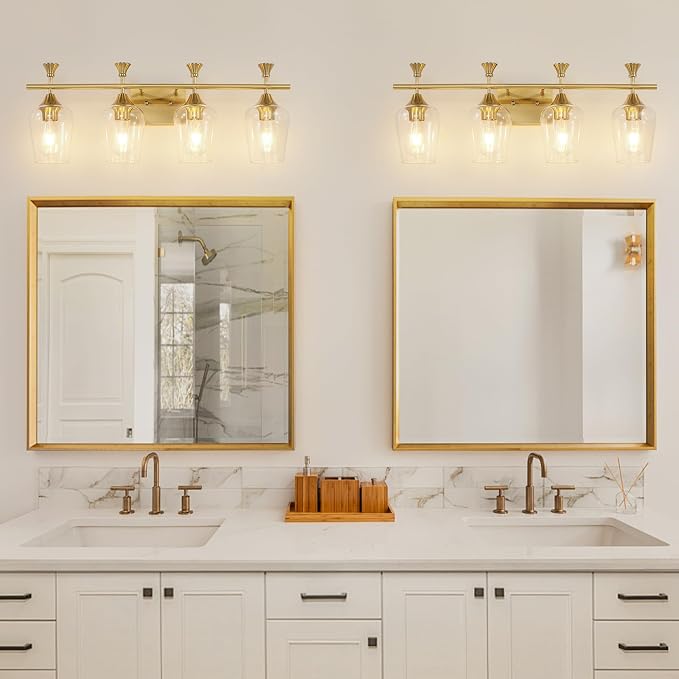Bathroom Light Fixtures, Brushed Gold Vanity Lights - Image 7