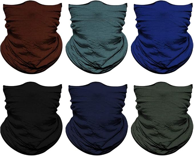 Venswell Neck Gaiter Face Mask Men Women, Seamless Bandana Rave Face Cover by Venswell