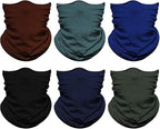Venswell Neck Gaiter Face Mask Men Women, Seamless Bandana Rave Face Cover by Venswell