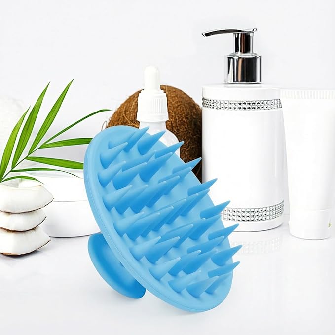 Meartchy Silicone Scalp Massager Shampoo Brush, Scalp Brush - Image 5