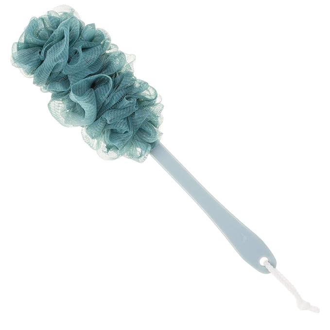 Back Scrubber for Shower, Loofah Long Handle Bath Body Brush, Soft Nylon Mesh - Image 3