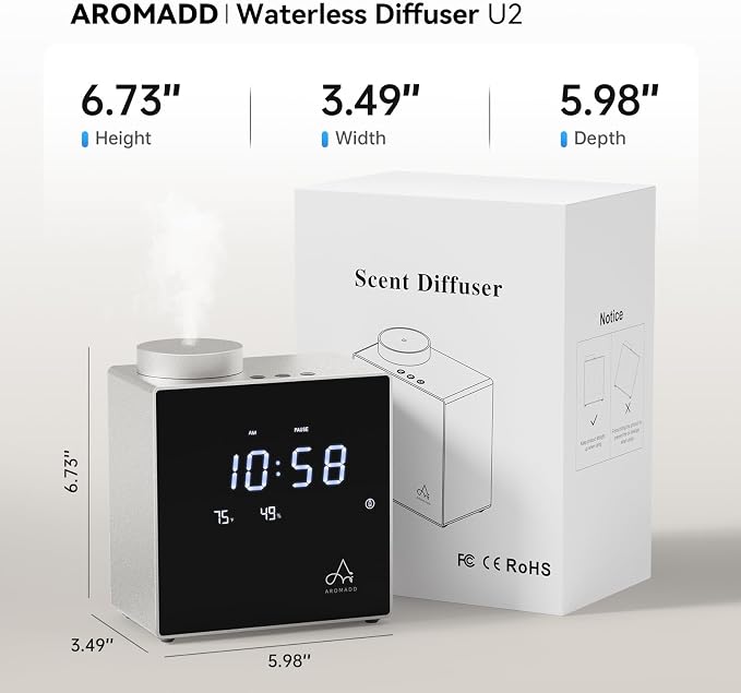 2026 Smart Waterless Diffuser, 2000 Sq.Ft Cold Air Scent Diffuser - Image 9