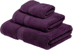 SUPERIOR Egyptian Cotton Pile 3 Piece Towel Set, Includes 1 Bath, 1 Hand by SUPERIOR