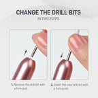 GAOY Electric Nail Drill for Acrylic and Gel, USB Electric Nail File, Portable - Image 6
