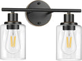 FOLKSMATE Bathroom Light Fixtures, 2-Light Oil Rubbed Bronze Vanity Light by FOLKSMATE