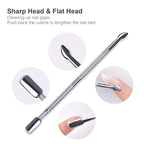6Pcs Cuticle Clipper with Cuticle Pusher Set, Professional Stainless Steel Dead - Image 3