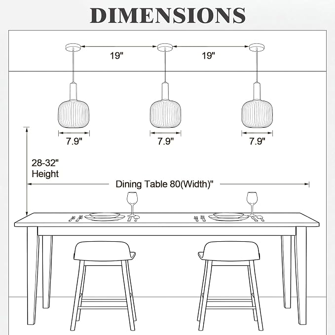 KCO Lighting Mid Century Smoke Glass Pendant Light Antique Brass Kitchen Island - Image 4
