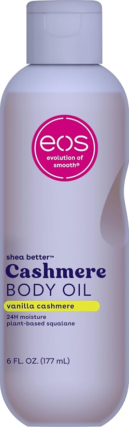 eos Cashmere Oil, 24 Hour Moisture, Plant-Based Squalane to Soothe, Soften and by eosproducts