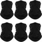 Fuinloth Neck Gaiter, 6 Pack Cooling UV Protection Bandana Face Mask Gator Scarf by fuinloth