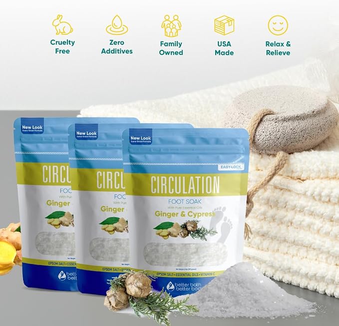 Circulation Foot Soak Foot Soaking Epsom Salts - Image 3