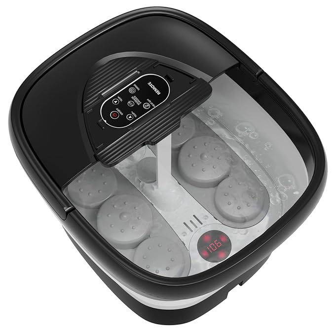 Collapsible Foot Spa with Heat and Remote, Heated Foot Bath Massager with Timer by Unknown