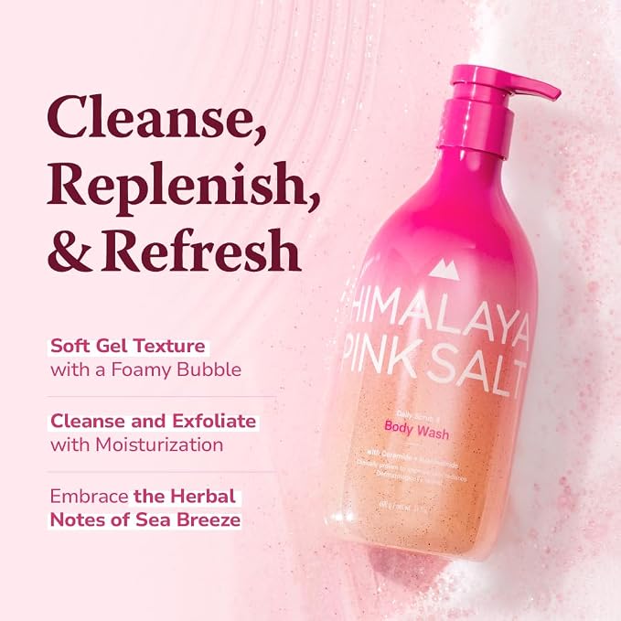 HIMALAYA PINKSALT Daily Scrub & Body Wash - Image 4