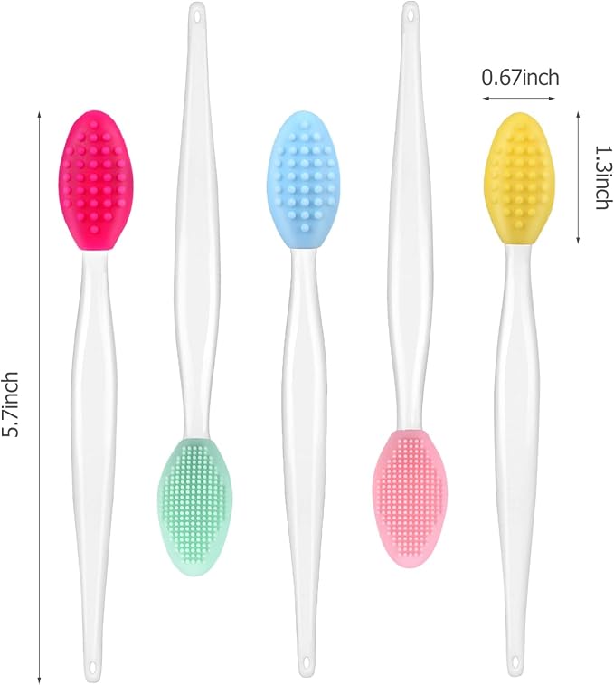 5Pcs Lip Scrubber Exfoliator, Pore Scrub Brush - Image 7
