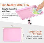 Salon Tray Cart Tattoo Tray Rolling Cart, Service Rolling Tray, Height - Image 2