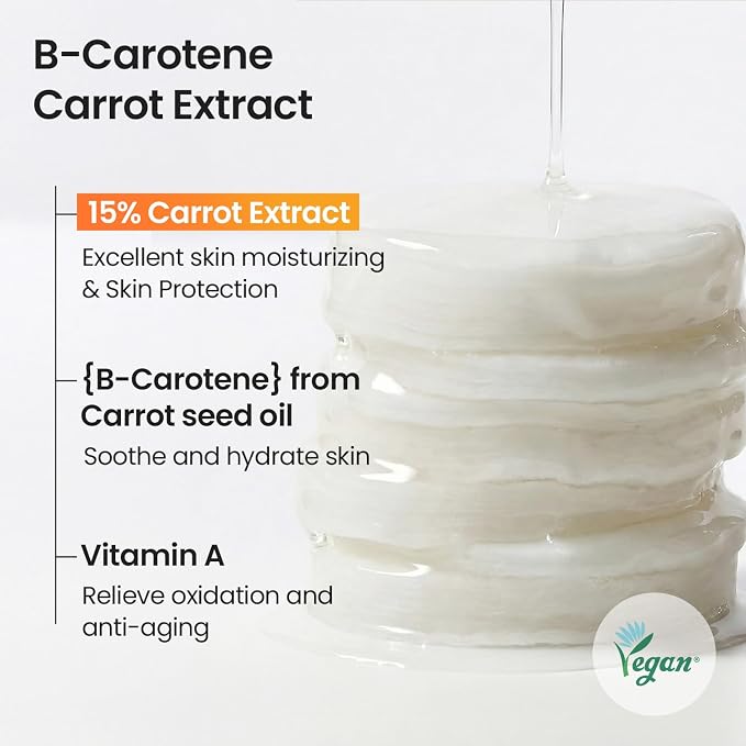 SKINFOOD Carrot Toner Pads, Instant Cooling & Redness Relief, After Sun Care - Image 7