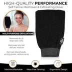 Bronze Tan Self Tanner Remover & Skin Exfoliating Glove - Image 2