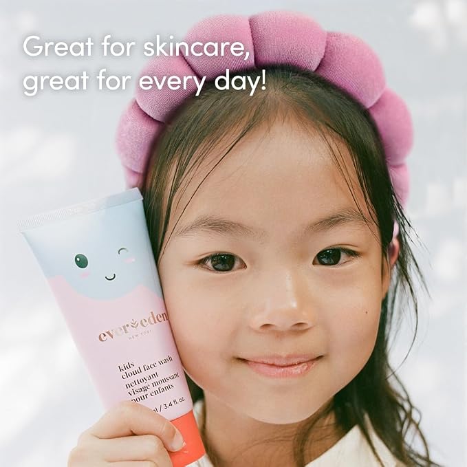 Evereden Kids Spa Headband: Soft, Adorable Terry Fabric Spa Headbands - Image 3