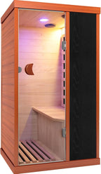OUTEXER 1 Person Sauna Far Infrared Sauna 1200W Indoor Home Sauna Low EMF 110V by OUTEXER