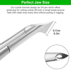 CGBE Cuticle Trimmer, 3/4 Jaw Extremely Sharp Cuticle Nippers, Professional - Image 4