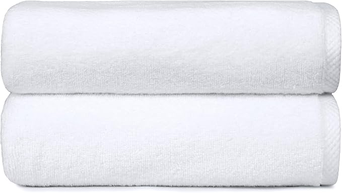 Amazon Basics 2-Piece Quick-Dry Oversize Bath Towel, 100% Cotton by AmazonBasics