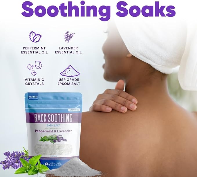 Back Soothing Bath Salt 32 Ounces Epsom Salt - Image 7