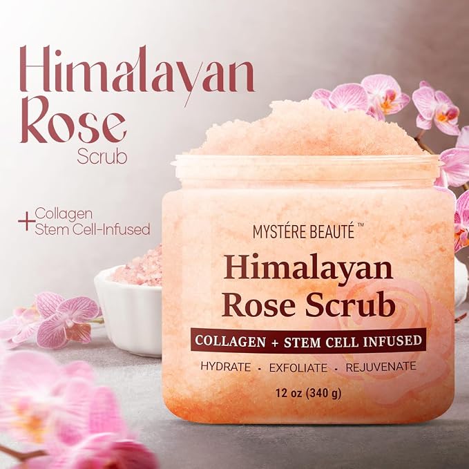MYSTÉRE BEAUTÉ Himalayan Salt Body Scrub Twin Pack - Image 7