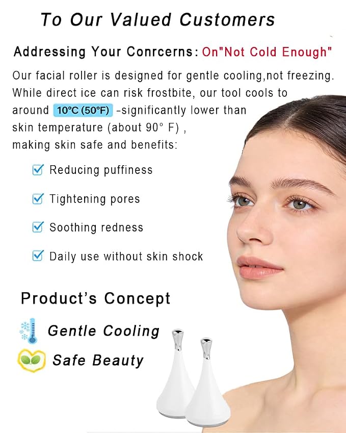 Ice Globes Facial rollers for Face Eyes, Aluminum Face Beauty Cryo tools for - Image 3