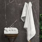 Avalon Towels Luxury 8 Piece White Towels Set, 2 Bath Towels, 2 Hand Towels and - Image 4