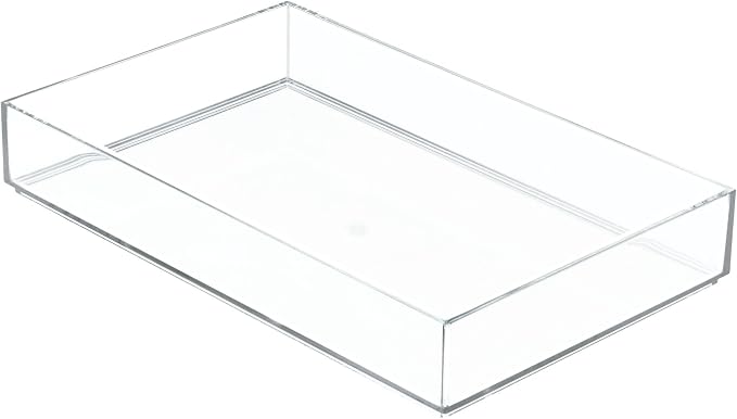 iDesign Clear Drawer Organizer, Plastic Tray - Image 4