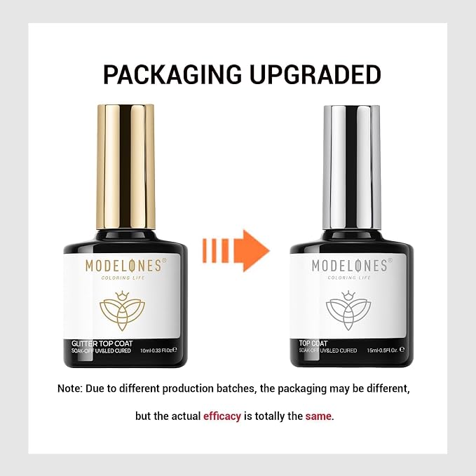 modelones Matte Gel Top Coat Chrome Proof, 15ML No Wipe Matte Top Coat Chrome - Image 8