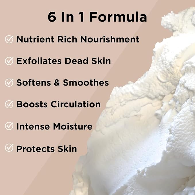 Sumbody USA Vanilla Shea Sugar Body Scrub Goat Milk Moisturizing Exfoliating - Image 3