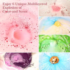 Aofmee Bath Bombs, Handmade Fizzies Bathbombs - Image 4
