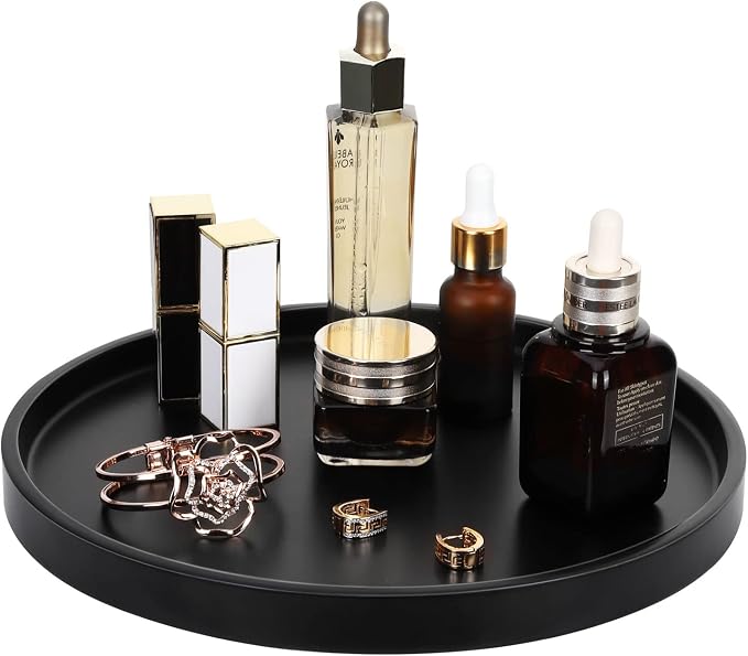 Shinowa Vanity Tray, Resin Bathroom Decorative Tray Catchall Organizer Jewelry by Shinowa