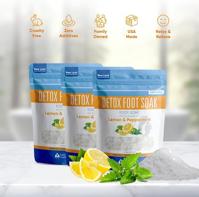 Detox Foot Soak Epsom Salt Soothing Soaks and Athlete's Foot Detox - Image 4