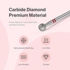 MelodySusie Ball Shape Cuticle Clean Nail Drill Bit 3/32'', Professional Safety - Image 6