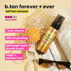 b.tan Ultra Long Lasting Self Tanner Mousse | Forever & Ever - Image 3
