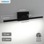 VOLISUN Modern Bathroom Vanity Light 24 inch, 14W Dimmable 5CCT Led Bathroom - Image 6