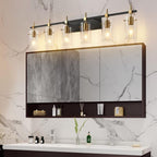 SOLFART 49.2 inch Vanity Light fixtures Vintage 6 Lights Wall Light Fixtures - Image 8